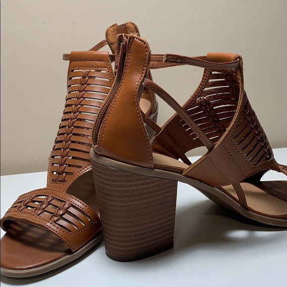Merona open toed woven block heel - Picture 2 of 5
